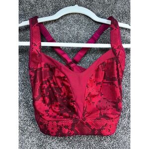 Lululemon Athletica Womens Ta Ta Tamer Sports Bra Crisscross Straps Size 36DD